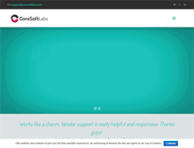 Tablet Screenshot of coresoftlabs.com